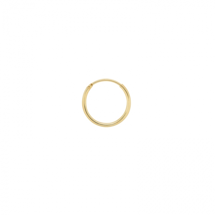 Single Plain Ring Earring Medi 19995381 Goldpl