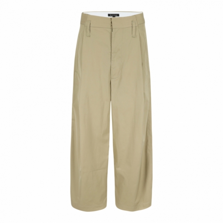 PLEATED OVERSIZED TROUSERS SAND