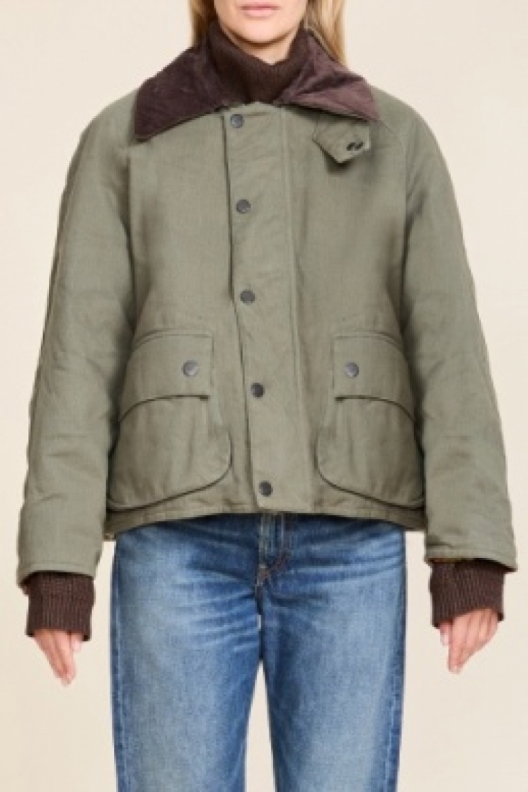 OVERSIZED FIELD JACKET 158 OLIVE