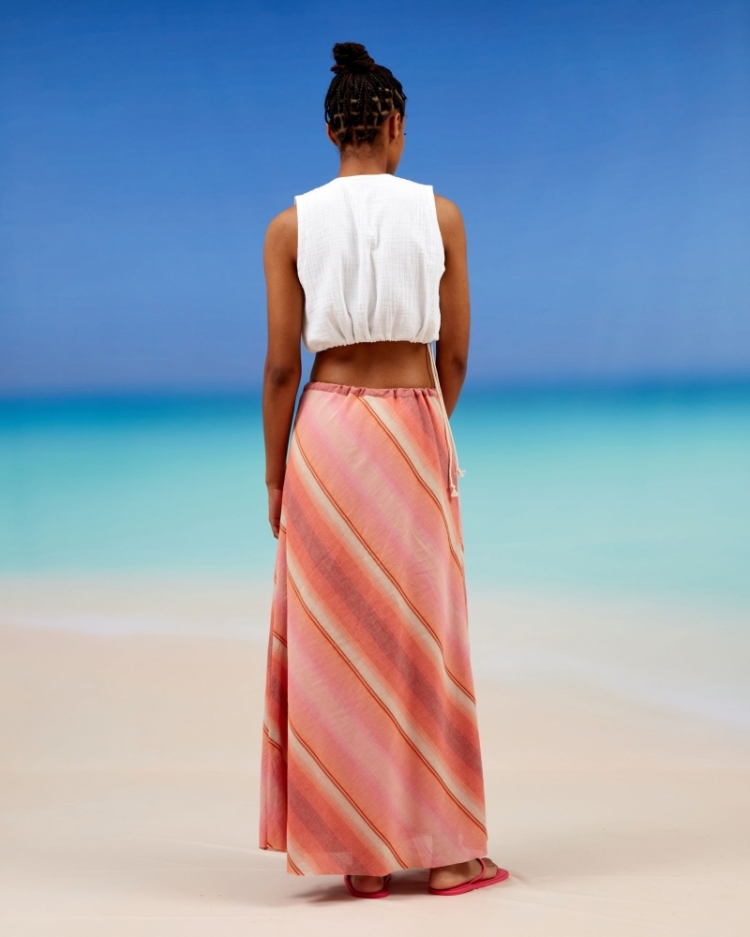 Praia Skirt Multicolor 28 sunset