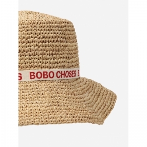 Bobo Choses raffia hat - MULTI