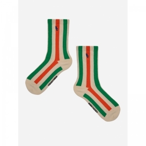 Vertical Stripes long socks - MULTI
