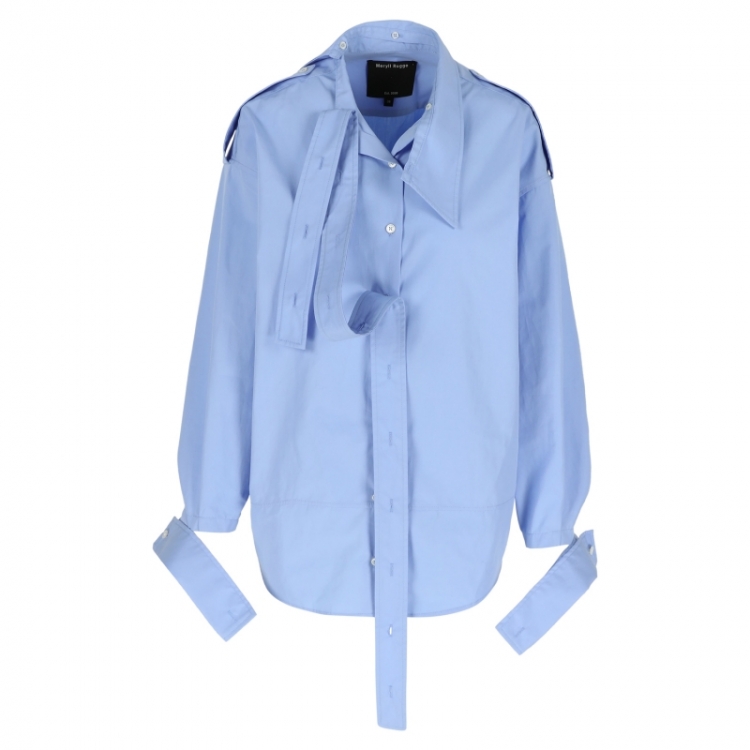 DECONSTRUCTED SHIRT - SKY BLUE