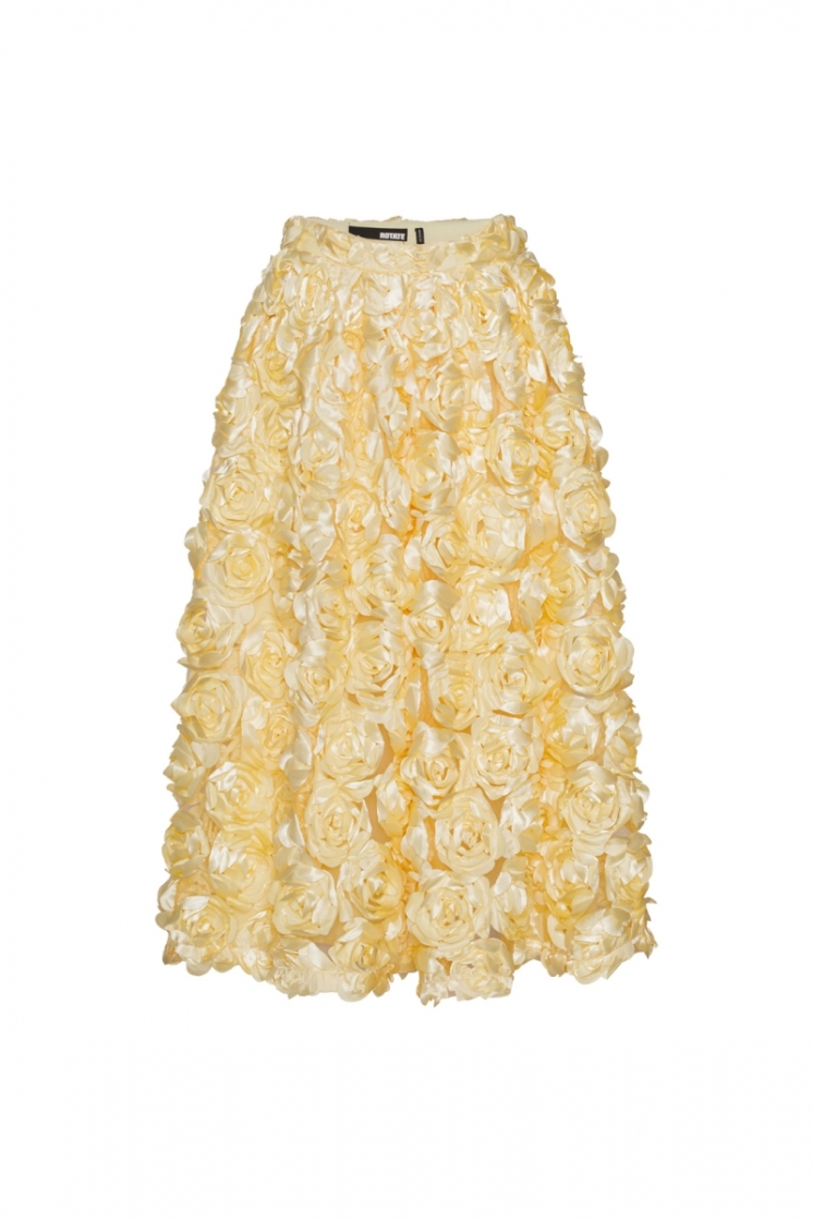 Maxi Sun Skirt 1895 Pastel Yel