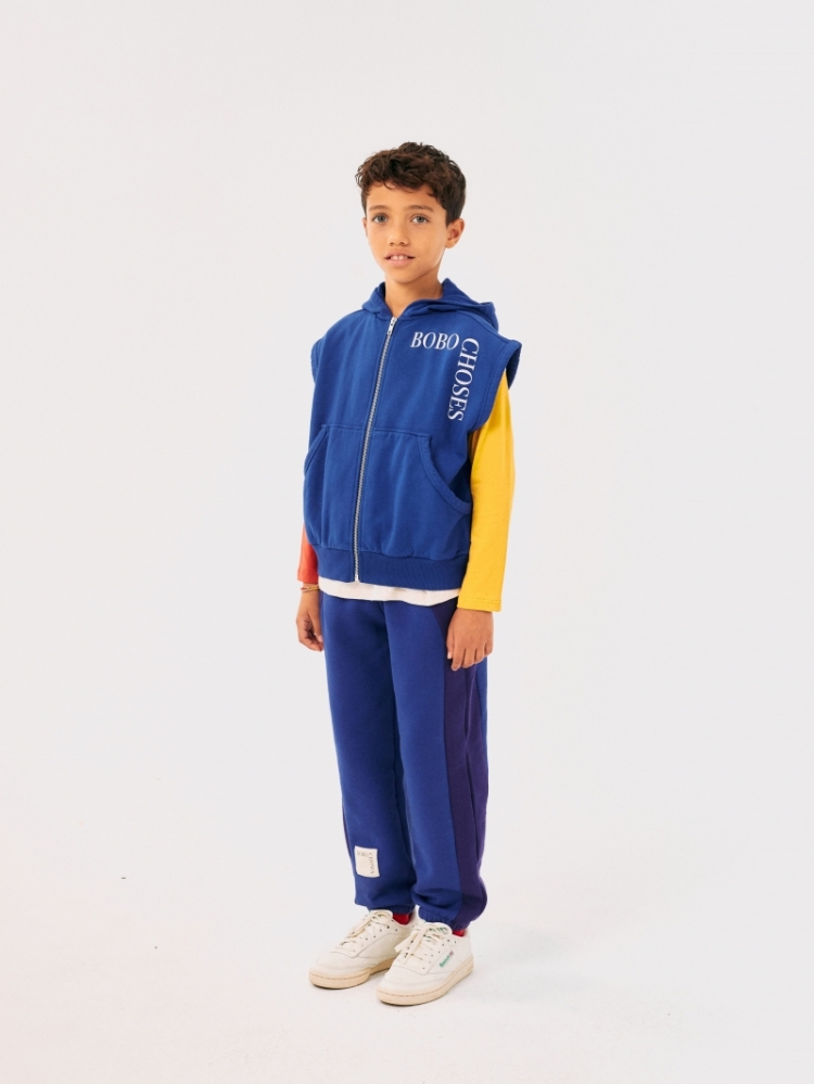 Bobo Choses color block pants 421 BLUE