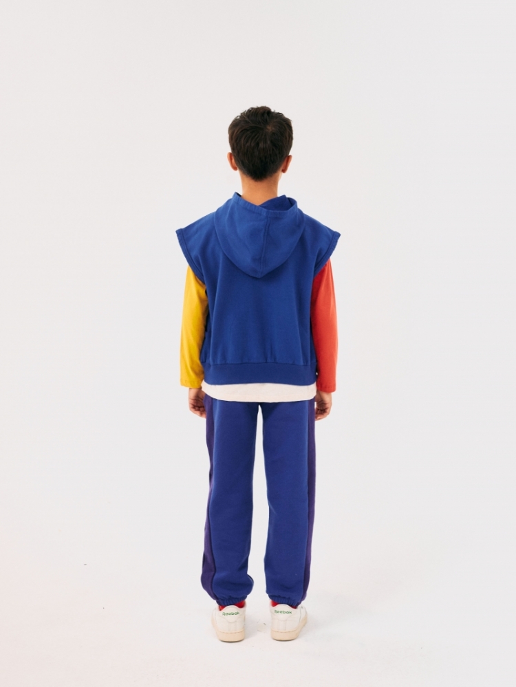 Bobo Choses color block pants 421 BLUE