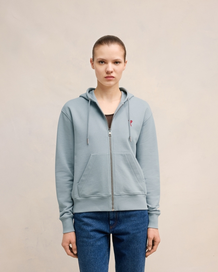 AMI DE COEUR HOODIE 4012 CLAY BLUE