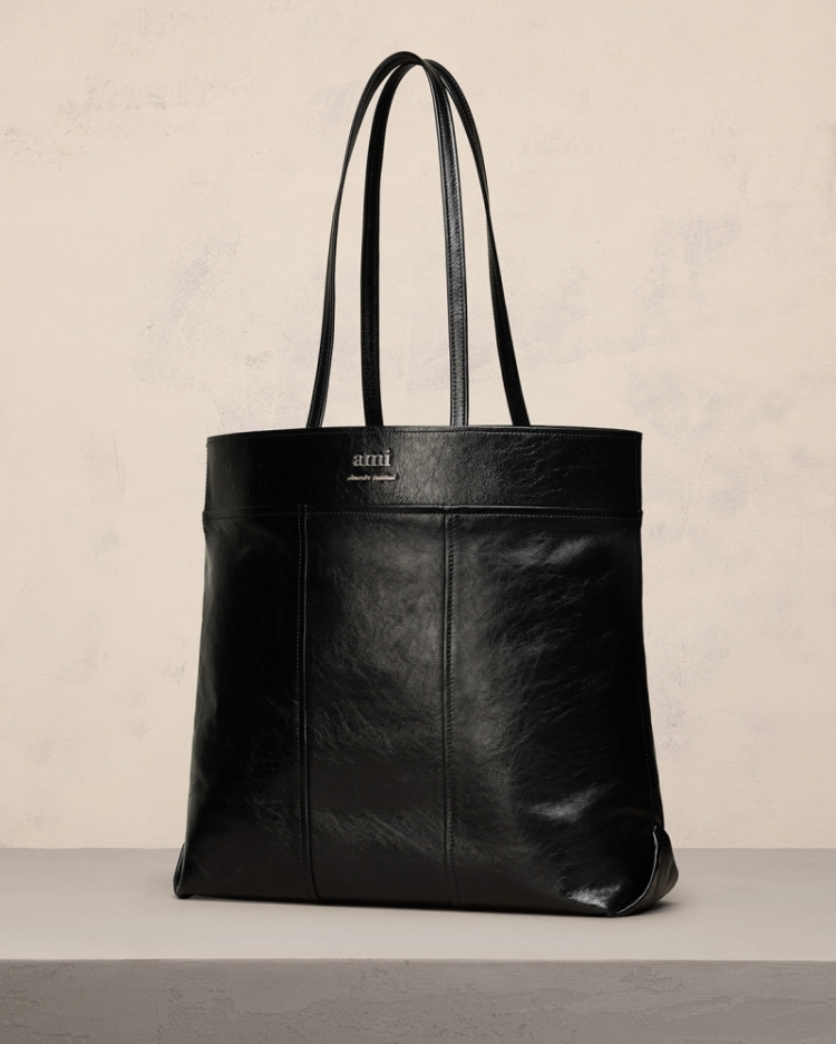 NORTH SOUTH AMI TOTE 1 BLACK