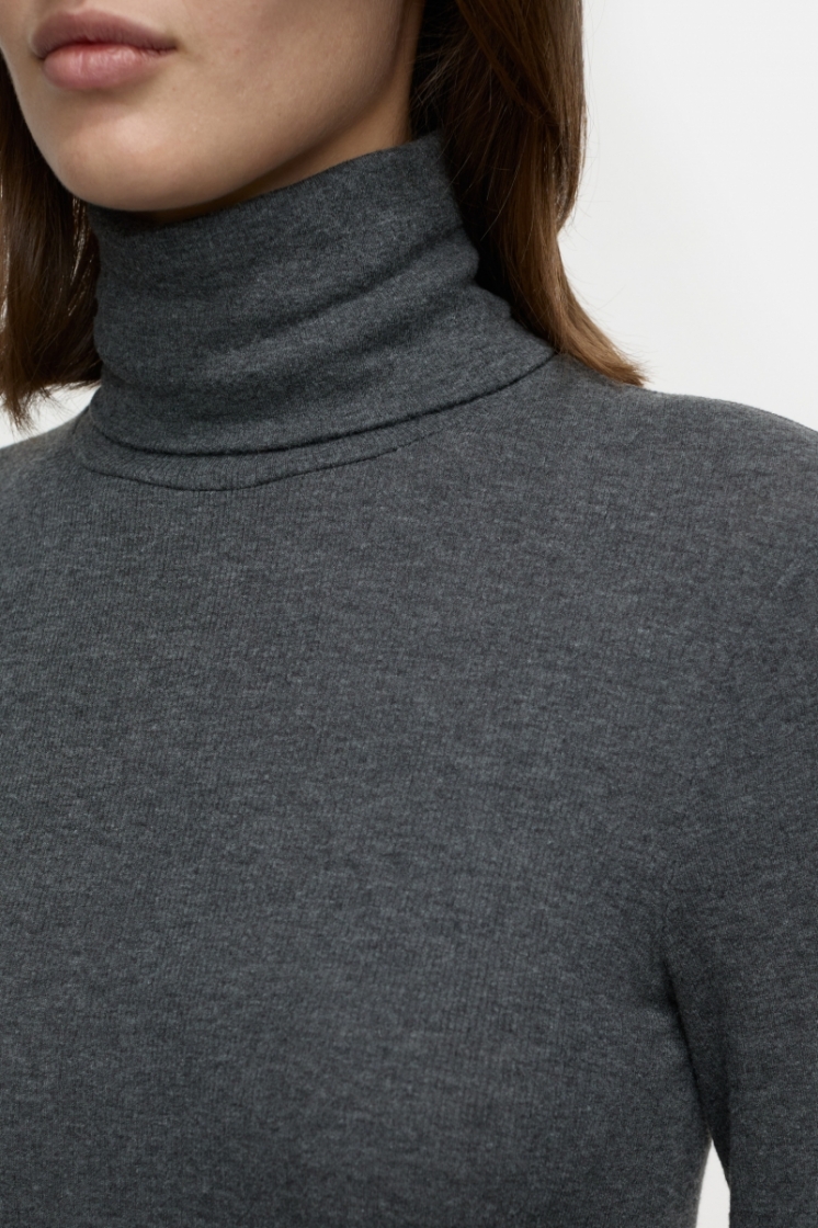 turtle neck 164 dark grey