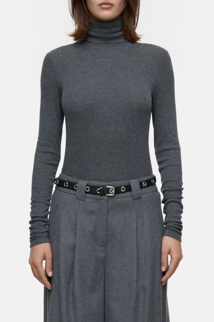 turtle neck 164 dark grey