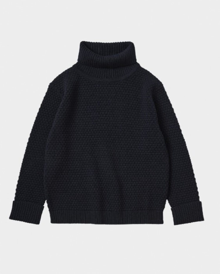 Rollneck Sweater dark navy