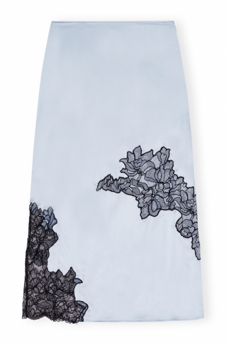 Satin Lace Skirt 271 SKYWAY