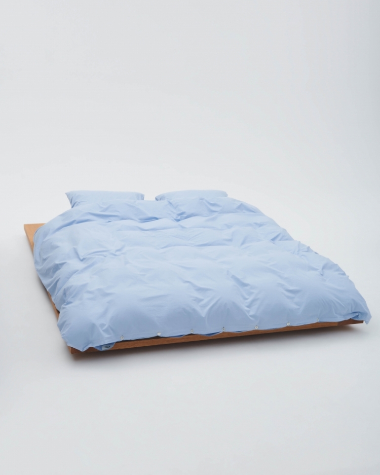 Cotton Percale Duvet Covers 24 Morning Blue