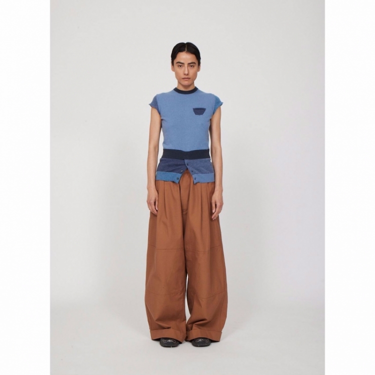 WORKWEAR DRAWSTRING CHINO TOBACCO