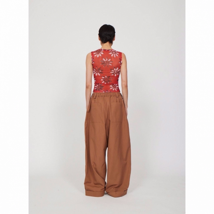 WORKWEAR DRAWSTRING CHINO TOBACCO