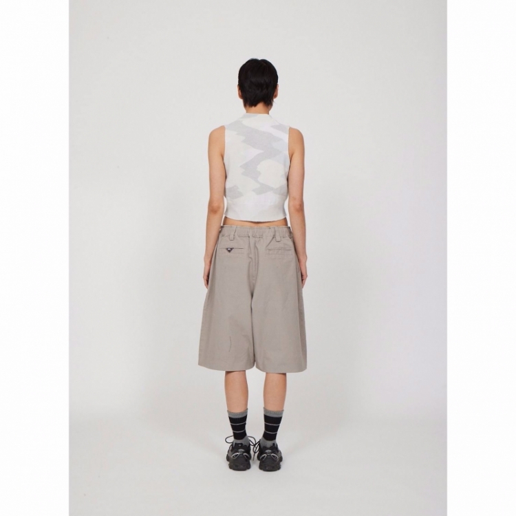 DRAWSTRING CHINO SHORTS CLAY