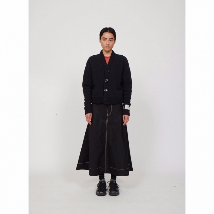 DOUBLE FACED JACKET BLACK