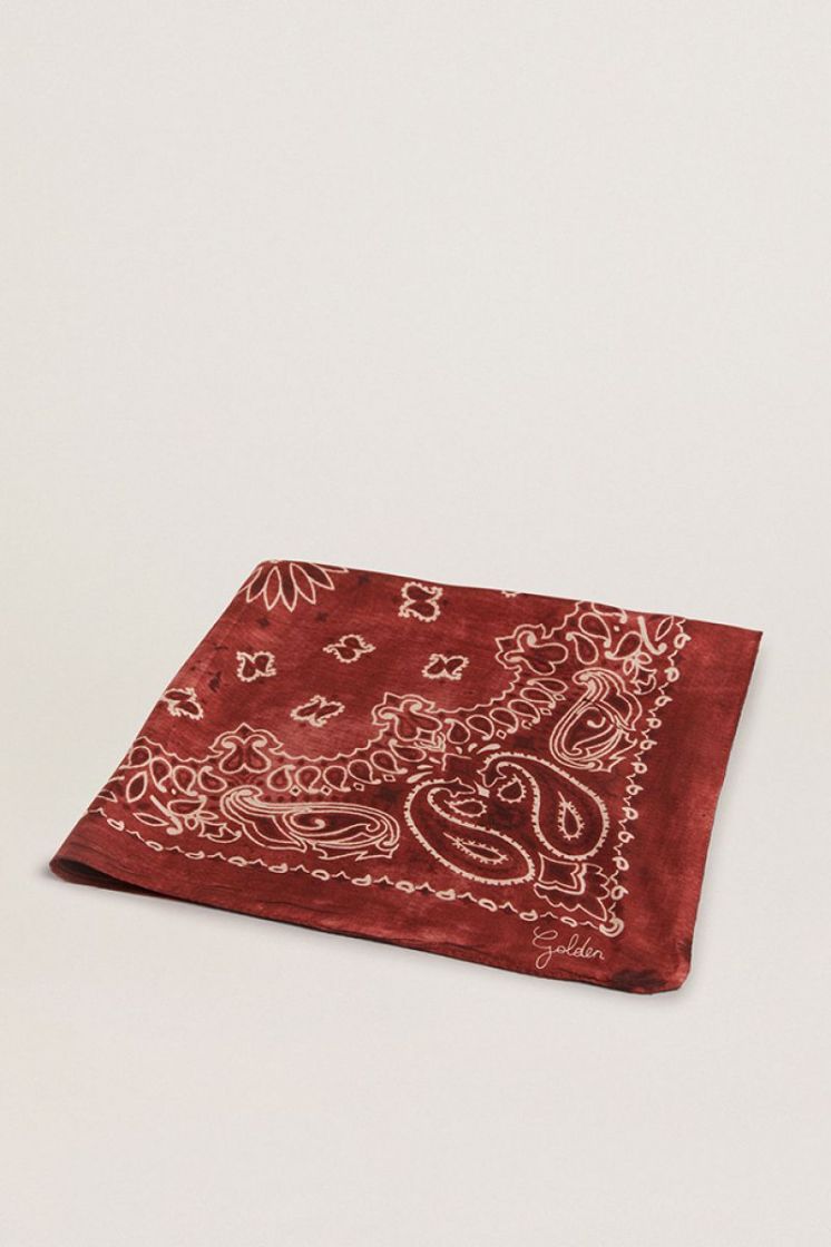 GOLDEN FOULARD PAISLEY PRINT S - SPICED APPLE