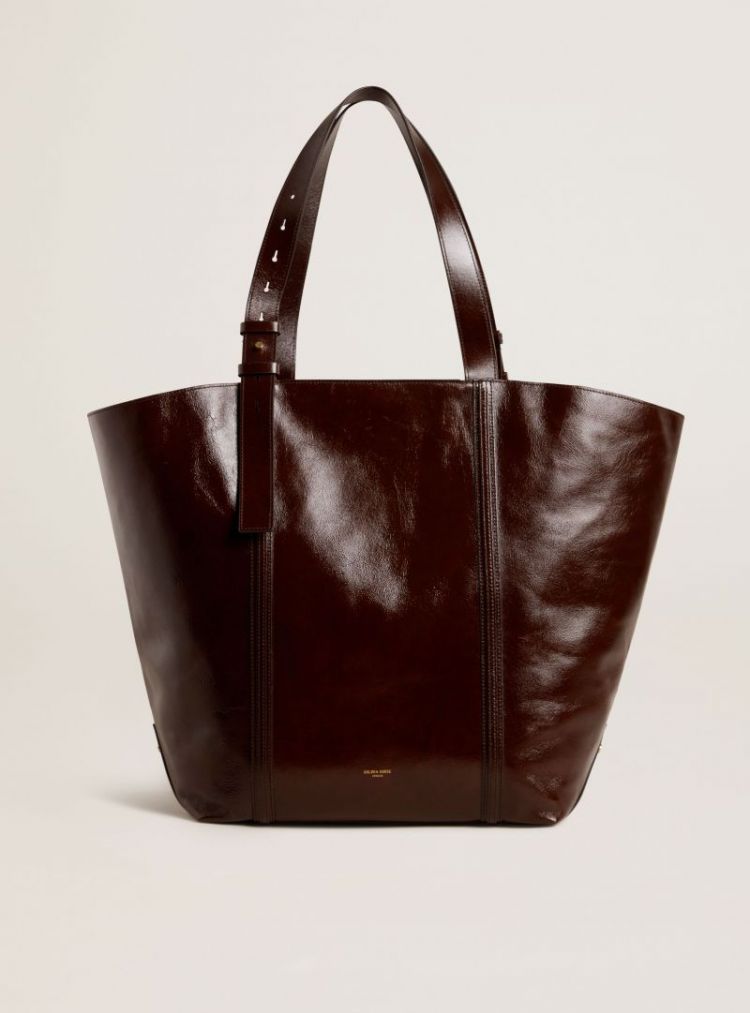 SHOPPING 24.7 EW  SHINY WAVY L - TESTA DI MORO