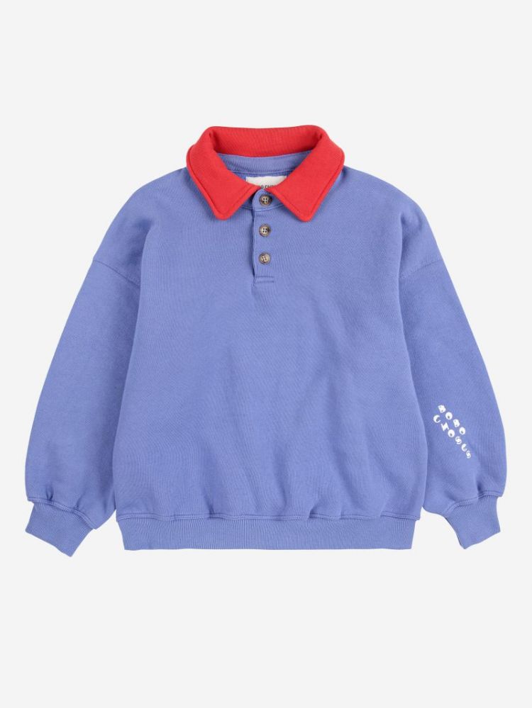 Bobo Choses polo sweatshirt 511 PURPLE