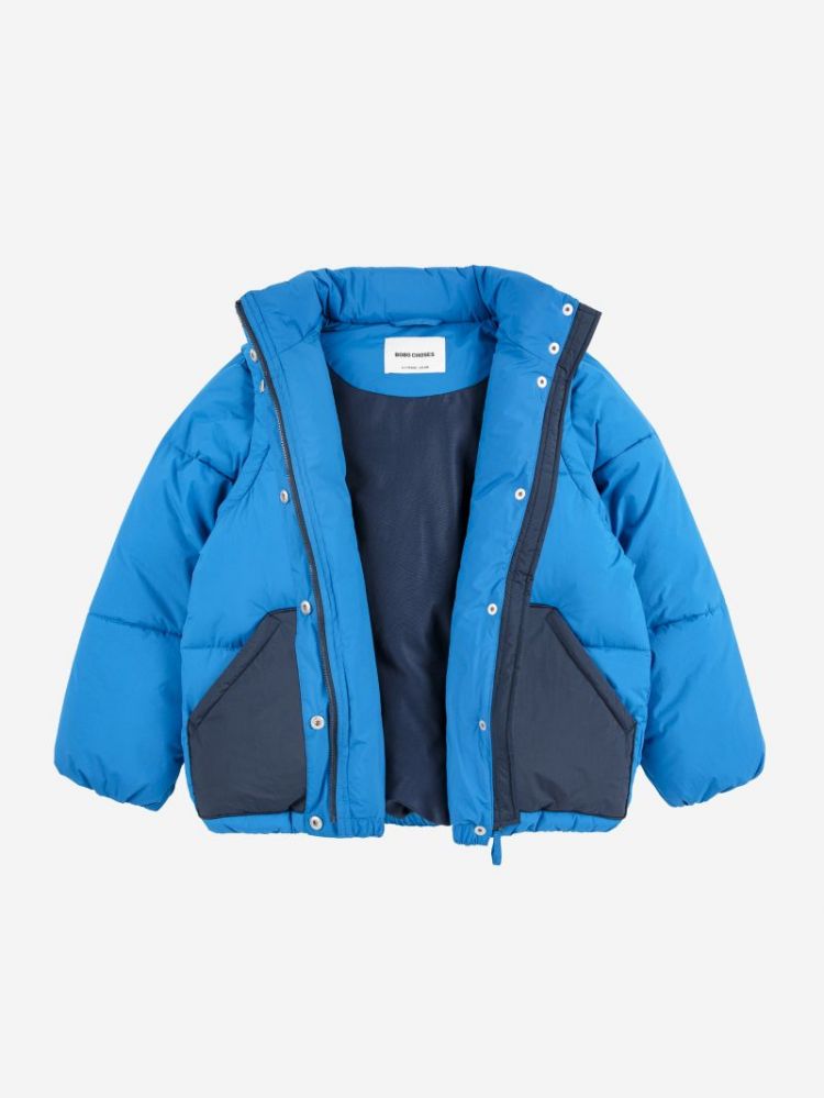 Tic Tac Toe padded anorak 421 BLUE