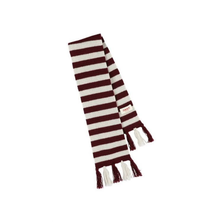 knitted scarf 52 BURGUNDY