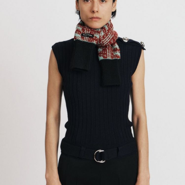 TERRAZO MERINO - MINT / BURGUN