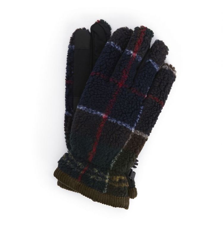 FIELD TARTAN FLEECE GLOVES TN11 TARTAN
