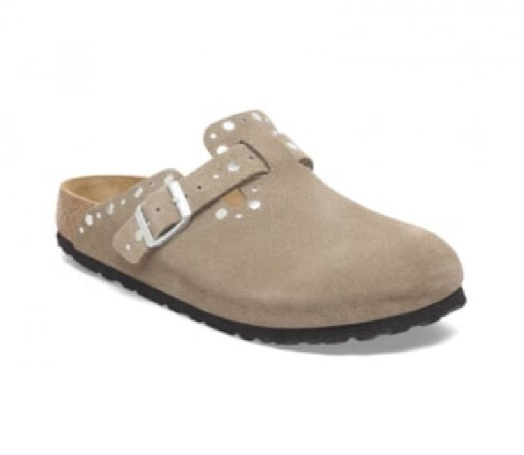 BOSTON RIVET SUEDE TAUPE