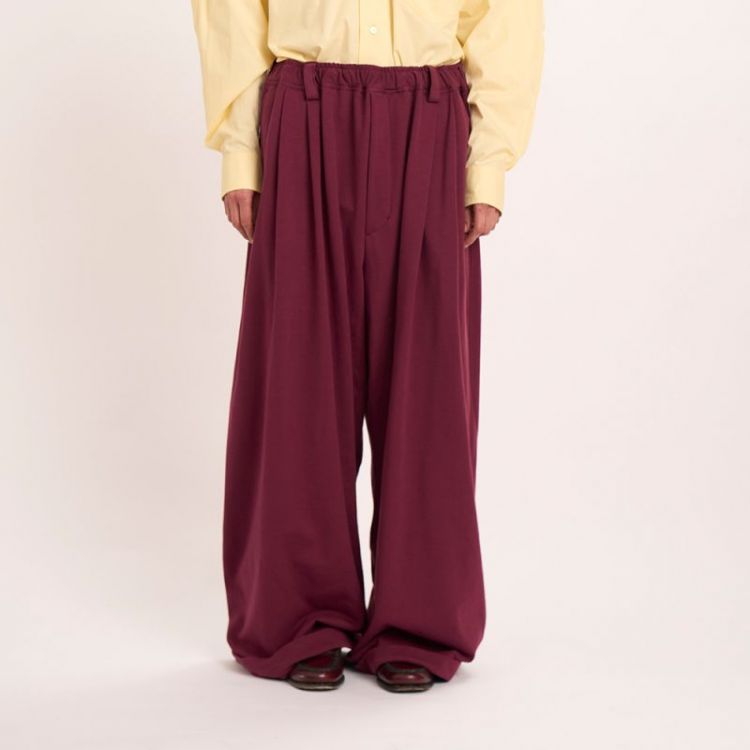 DRAWSTRING CHINO BURGUNDY