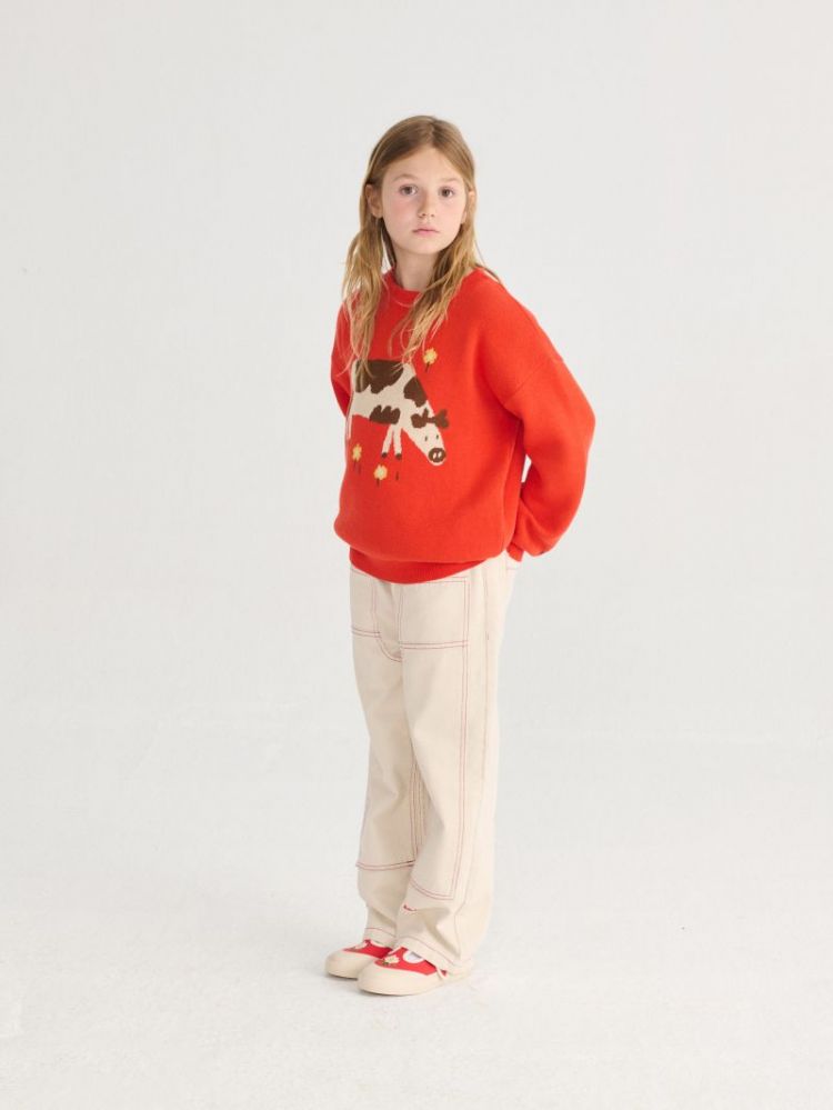 Bobo Choses twill pants 199 OFFWHITE