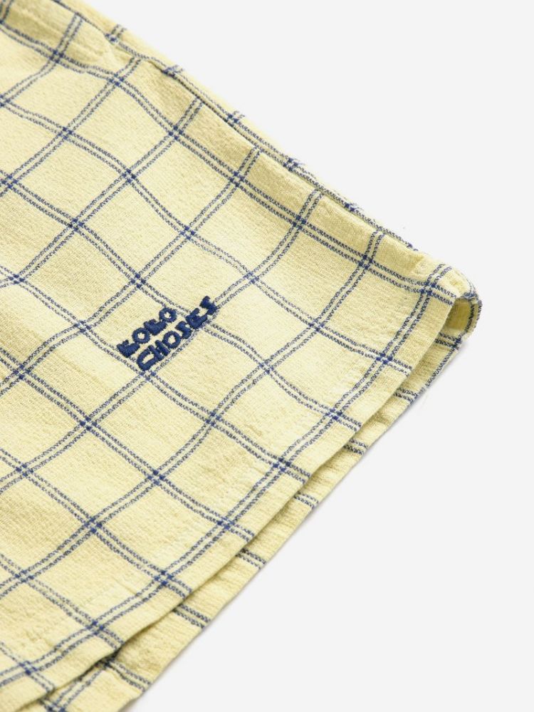 Spicy Window Pane woven bermud 721 YELLOW