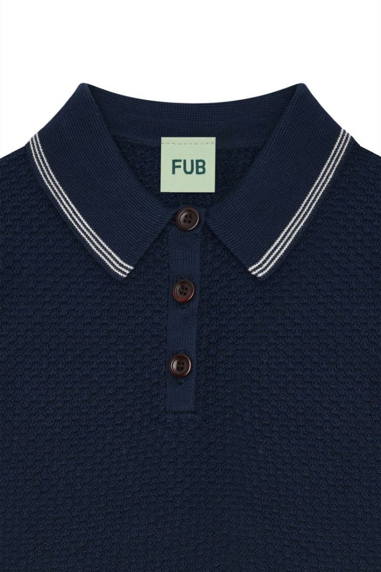 Pique Polo 132 dark navy