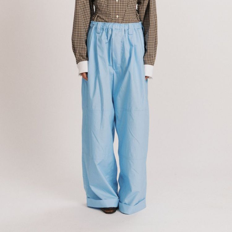WORKWEAR DRAWSTRING CHINO - SHIRT BLUE