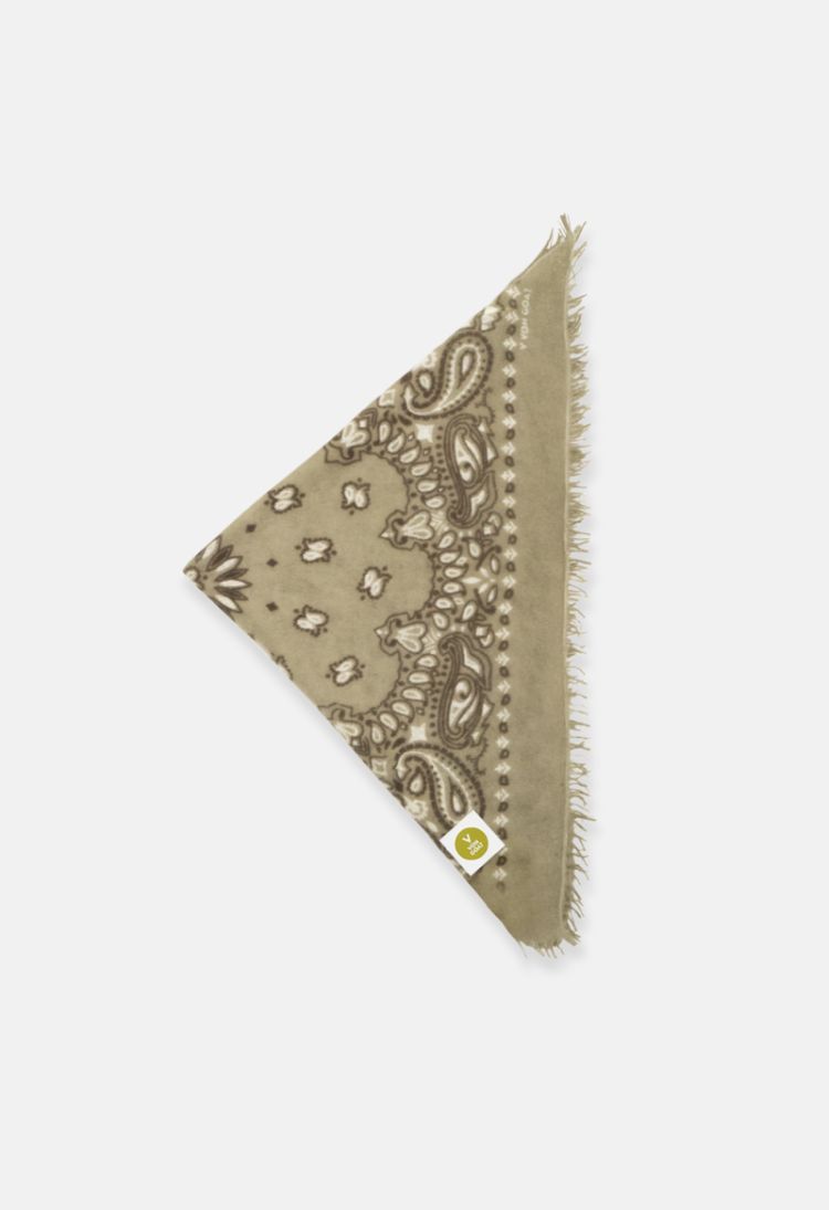 BANDANA CALVINA PAISLEY K BEIGE
