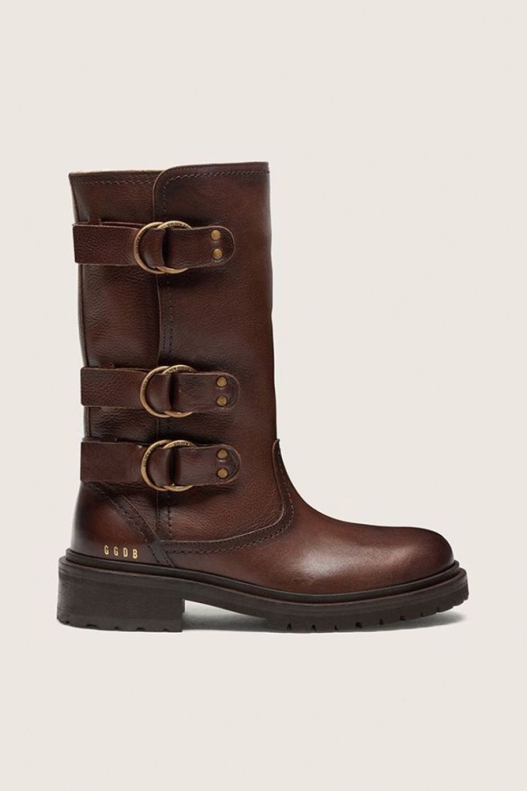 KURT WITH STRAPS - COGNAC