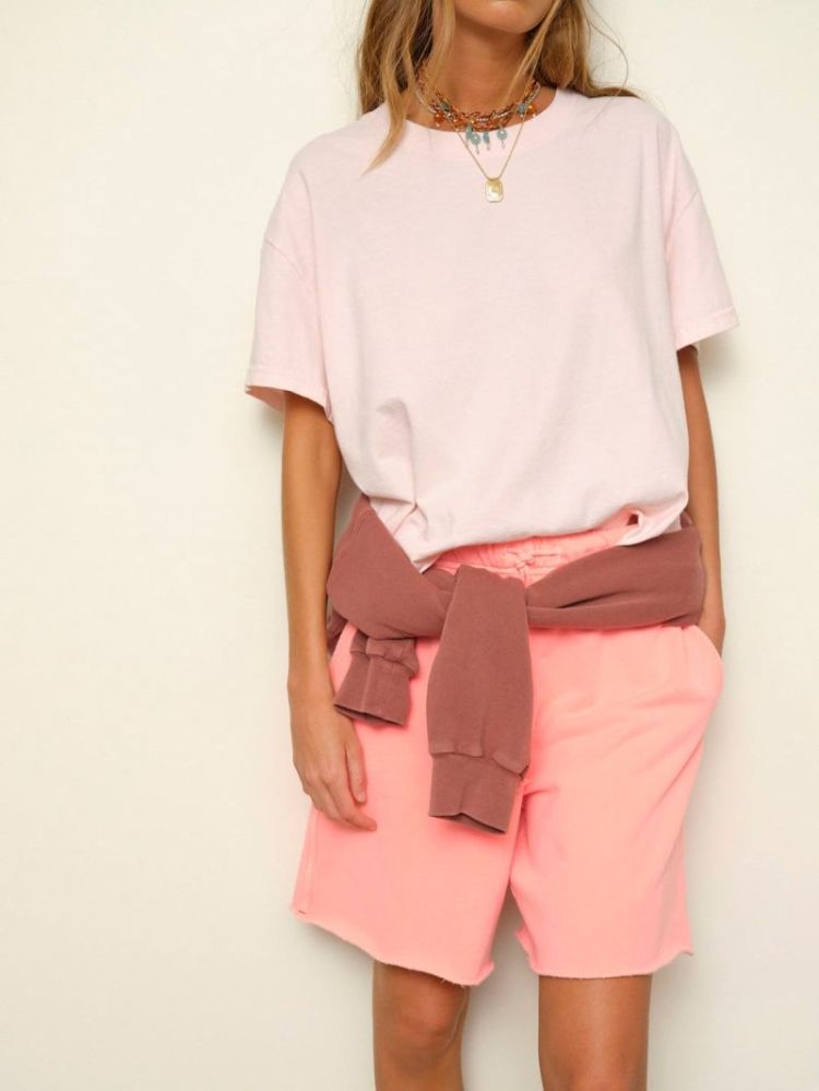 Carter Tee - Pink Drop