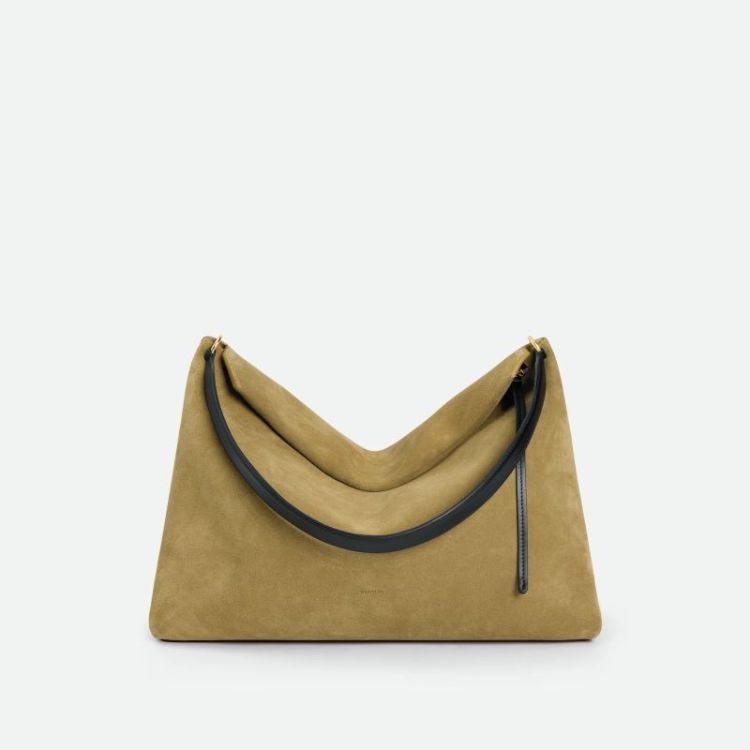 Penelope Tote 6413 Khaki Sued