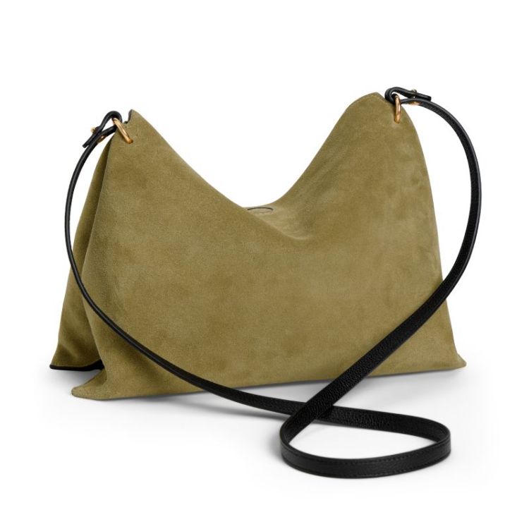 Penelope Tote Small 6312 Khaki Sued