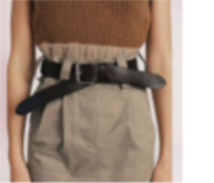 DOUBLE-TIP BELT D.BRWN