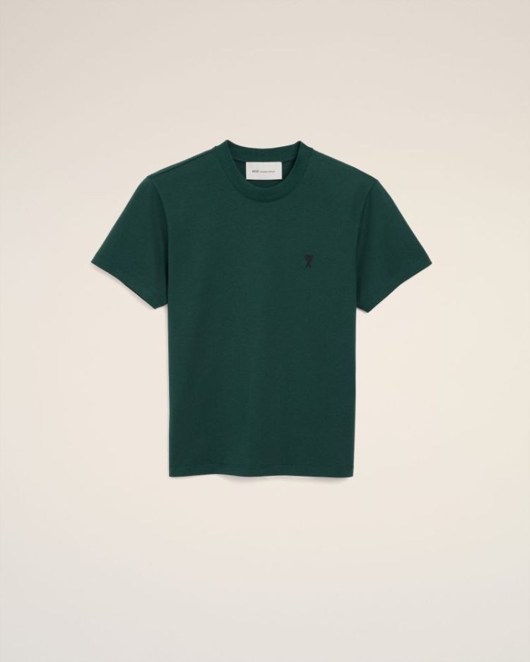 QUOTA - TSHIRT WITH CONTRASTED A258 VERT BOUTE