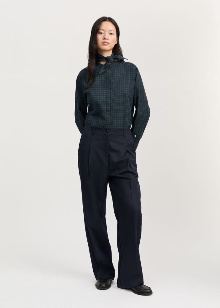 Aponi Shirt Check - Evergreen