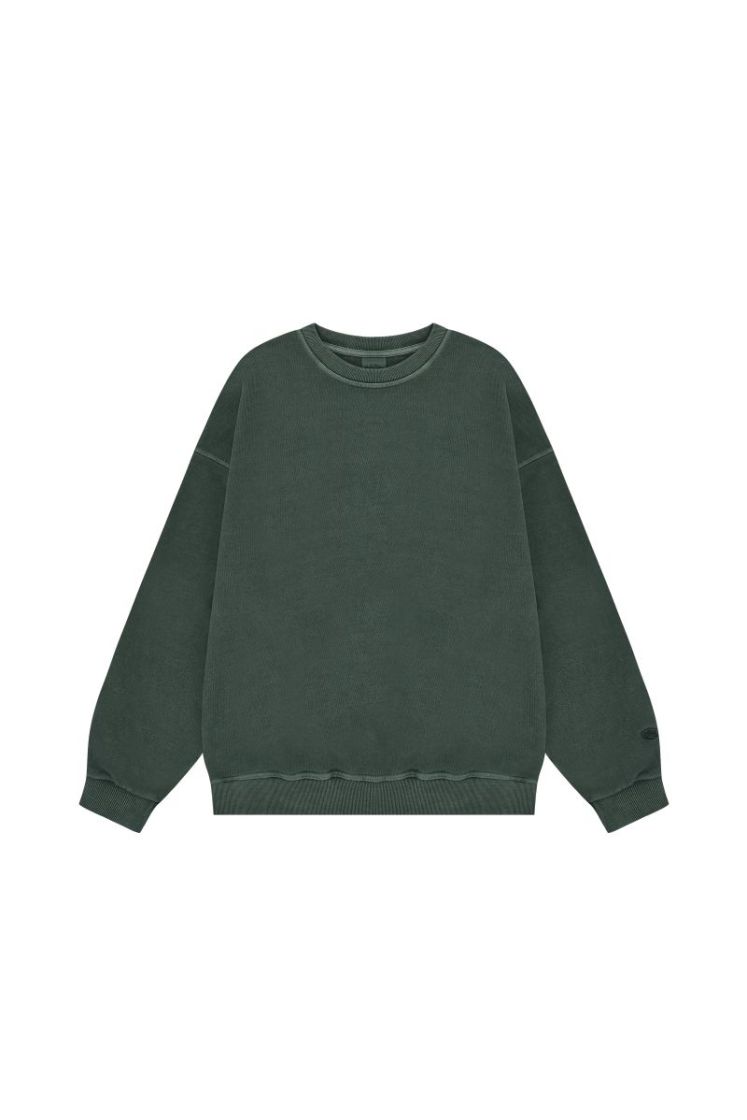 PIGMENT SWEAT SHIRT - DEEP GREEN