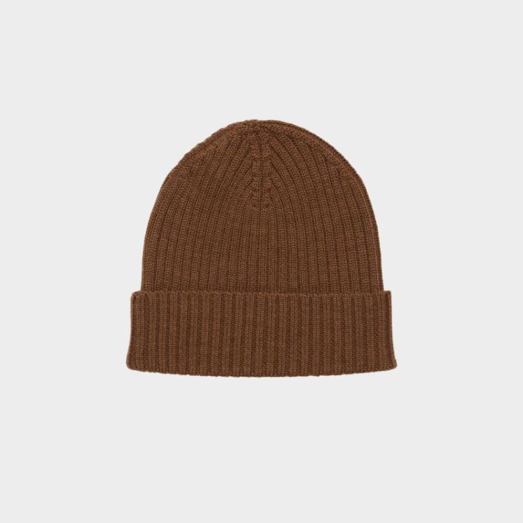 Rib Beanie - hazel melange