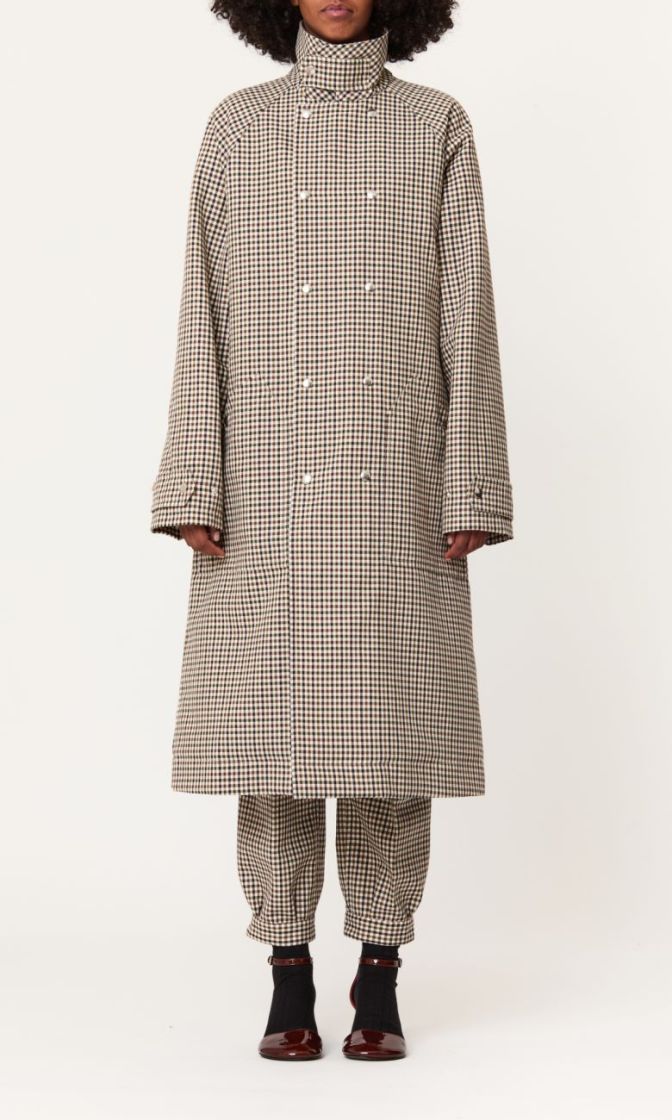 COAT QUW04 BLACK/CRE