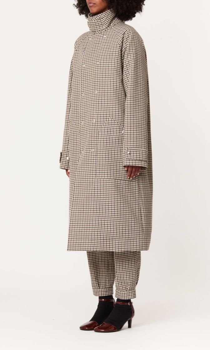 COAT QUW04 BLACK/CRE