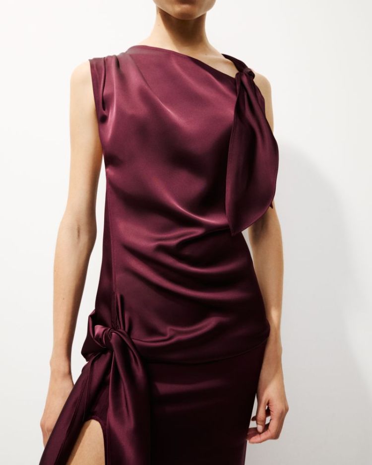 OPERA MAXI DRESS - BURGUNDY