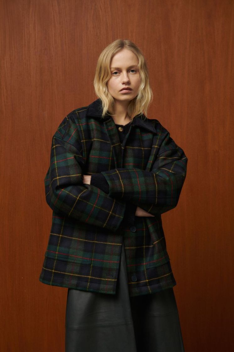 WINONA-TT COAT TARTAN