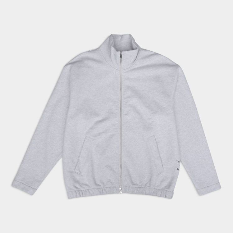 Zip Up Sweater L.GREY MEL