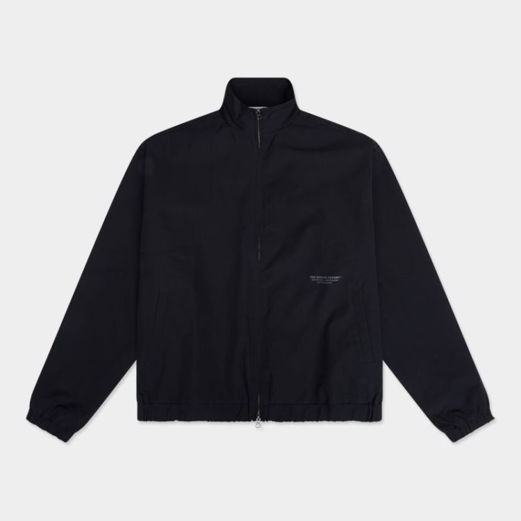 Rib Stop Loose Jacket Black